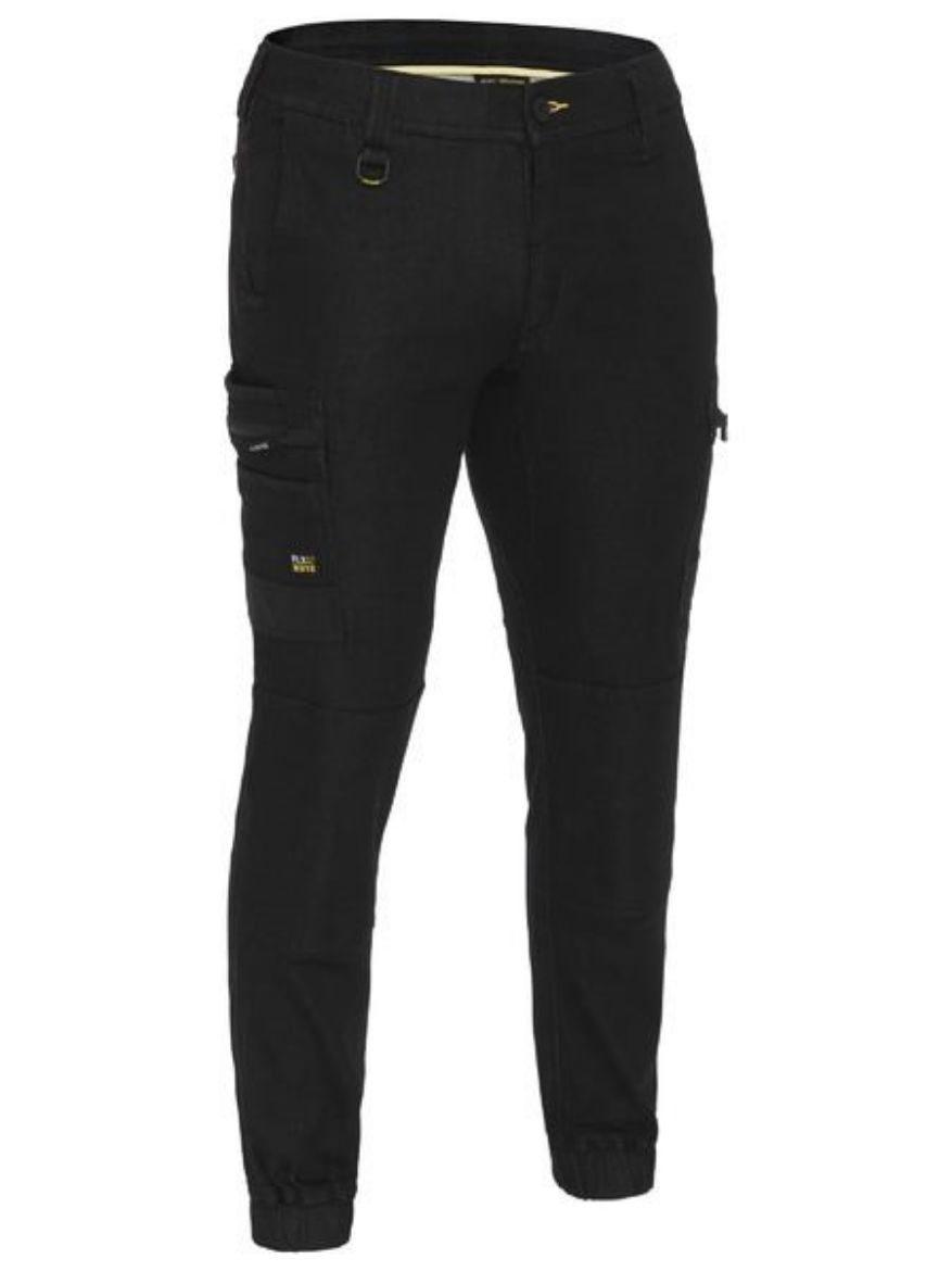 Picture of Bisley Flex & Move Stretch Cuffed Cargo Pants Denim