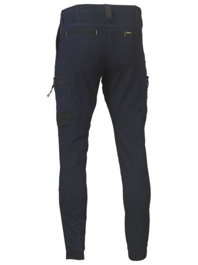 Picture of Bisley Flex & Move Stretch Cuffed Cargo Pants Denim
