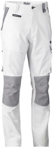 Picture of Bisley Painters Contrast Cargo Pants White