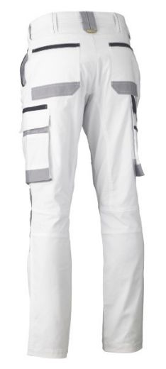Picture of Bisley Painters Contrast Cargo Pants White