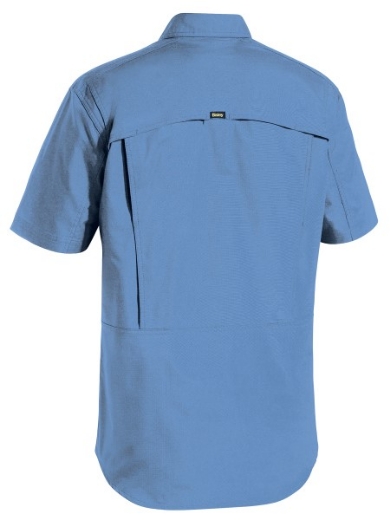 Picture of Bisley Mens X Airflow Short Sleeve Work Shirt 100% Cotton Ripstop