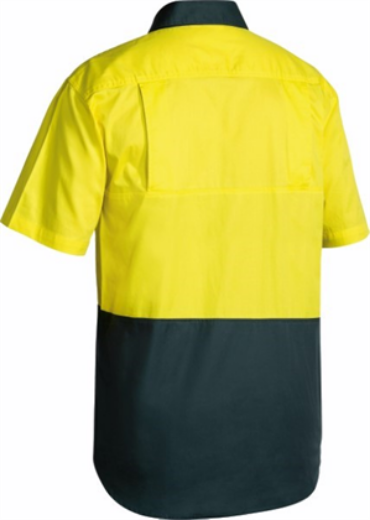 Picture of Bisley Lightweight Cool 2 Tone Short Sleeve Drill Shirt