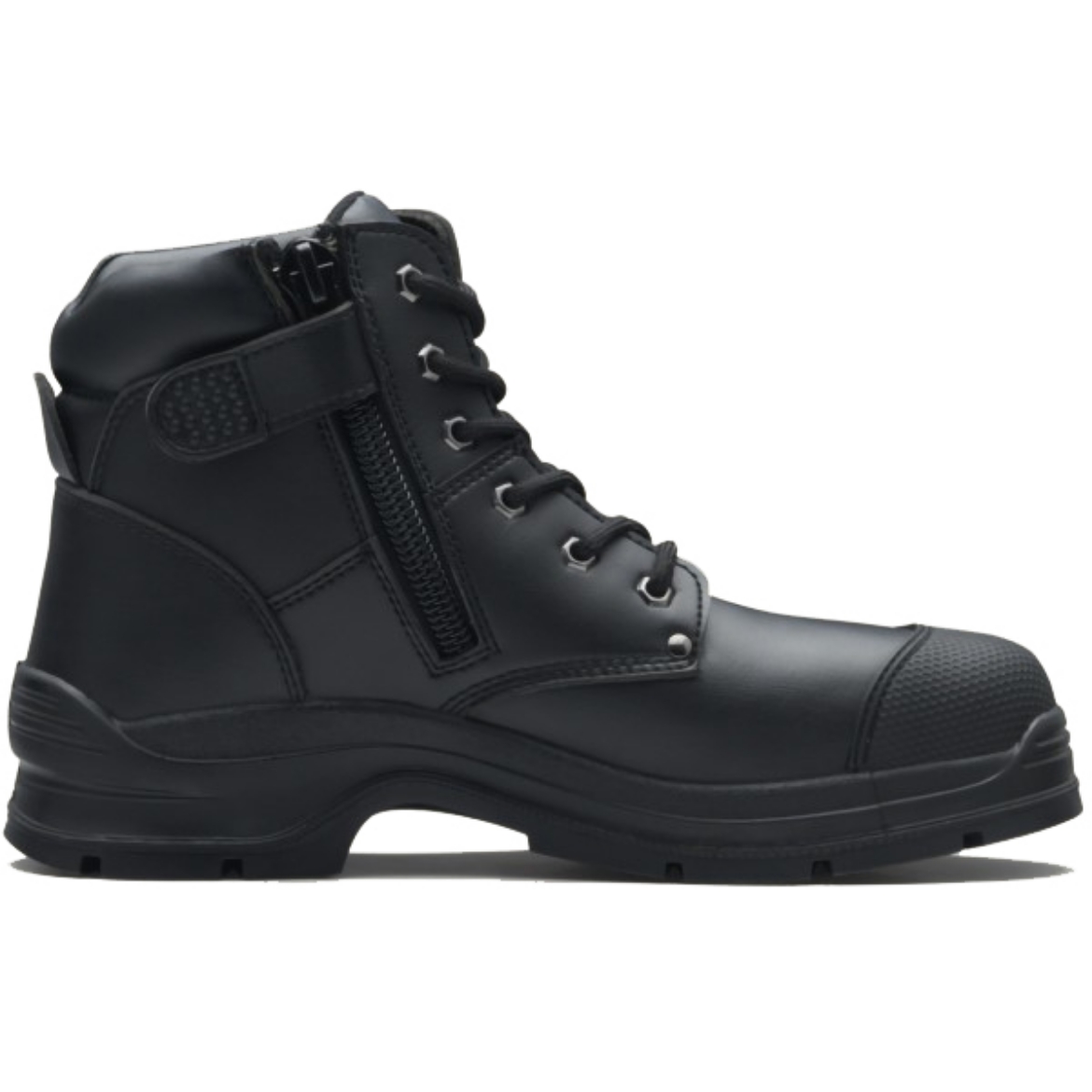 Picture of Blundstone Boot Lace up Zip Side Black