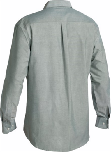 Picture of Bisley Oxford Shirt Long Sleeve 65% Polyester, 35% Cotton