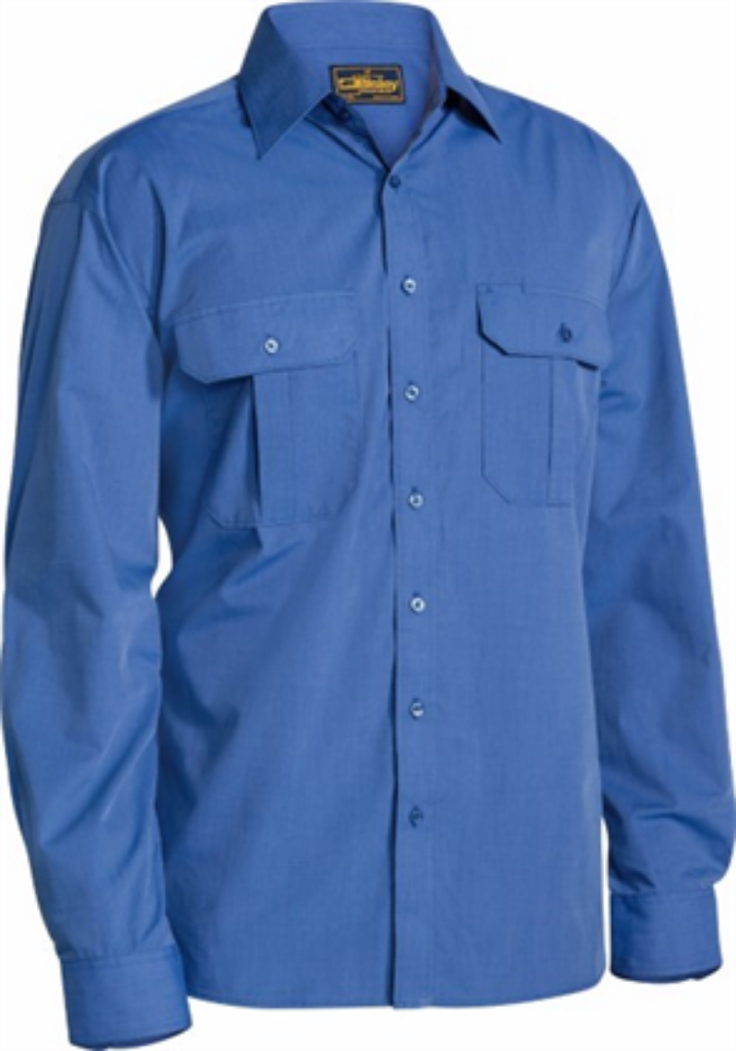 Picture of Bisley Metro Shirt Long Sleeve 65% Polyester, 35% Cotton