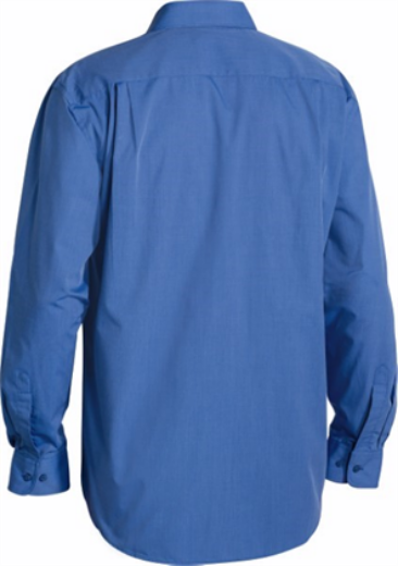 Picture of Bisley Metro Shirt Long Sleeve 65% Polyester, 35% Cotton