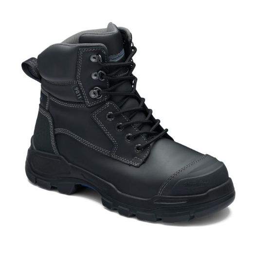 Picture of Blundstone ROTOFLEX Lace up Boot Black TPU Toe Guard 150mm