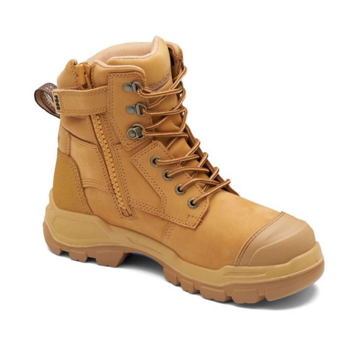 Picture of Blundstone ROTOFLEX 150mm Zip Sided Lace up Safety Boot Wheat