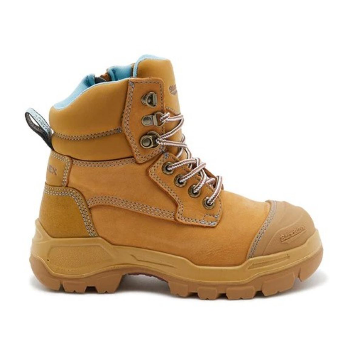 Picture of Blundstone Ladies RotoFlex 150mm Zip Sided Safety Boot Wheat