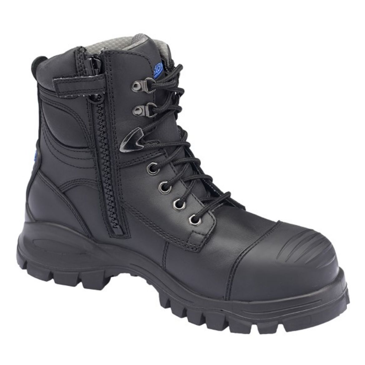 Picture of Blundstone Boot Zip Side Lace up Black Toe Guard