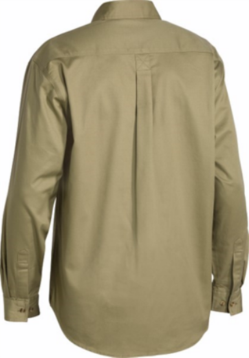 Picture of Bisley Cotton Drill Shirt Closed Front Long Sleeve