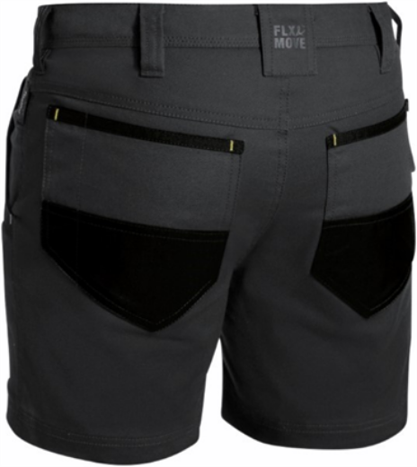 Picture of Bisley Flex & Move Stretch Short Short 100% Cotton Canvas Duck Weave