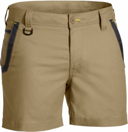 Picture of Bisley Flex & Move Stretch Short Short 100% Cotton Canvas Duck Weave