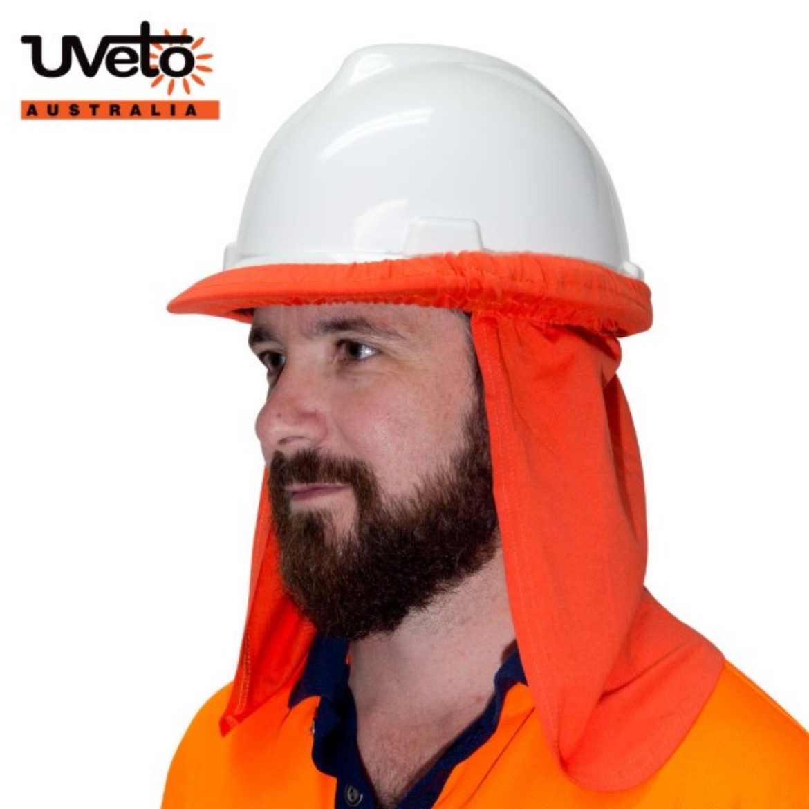 Picture of Hard Hat Flap Fire Retardant