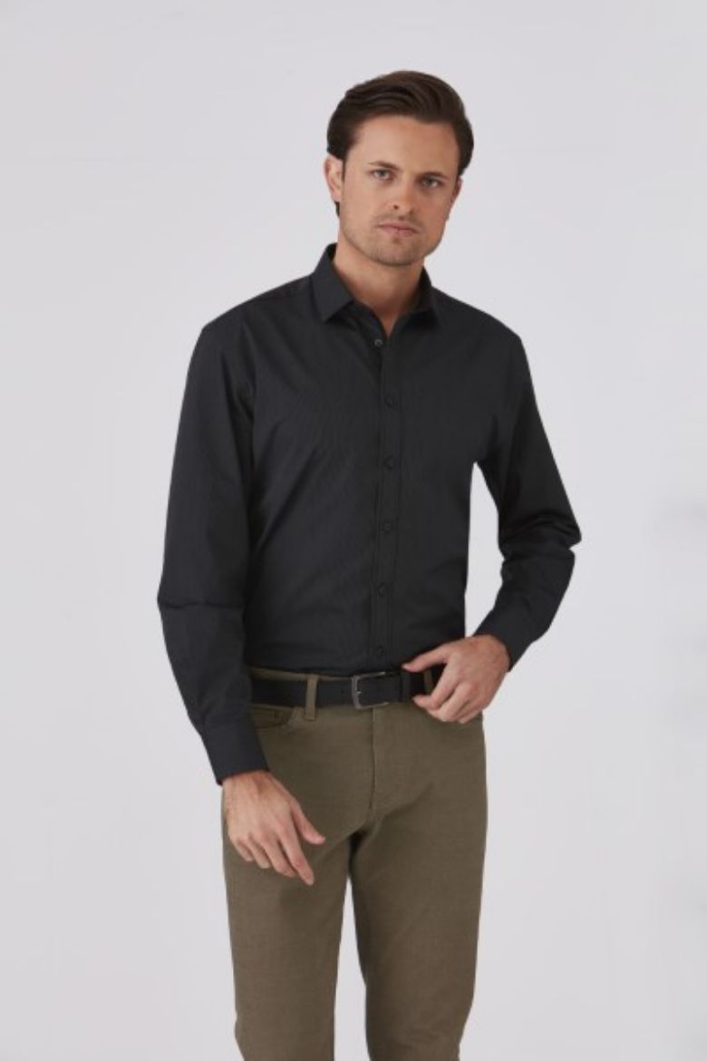 Picture of City Collection Mens Xpresso Shirt Long Sleeve
