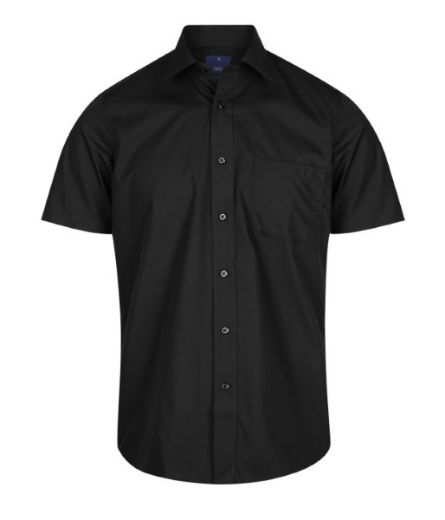 Picture of Gloweave Mens Nicholson Premium Poplin Short Sleeve Shirt w/pocket