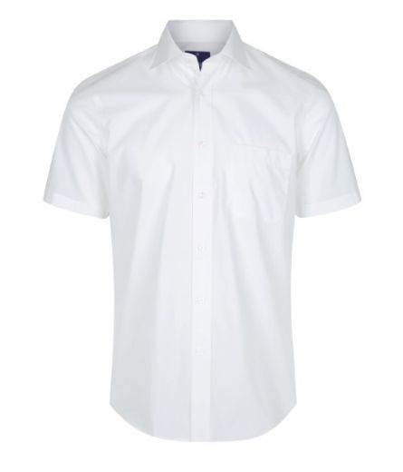 Picture of Gloweave Mens Nicholson Premium Poplin Short Sleeve Shirt w/pocket