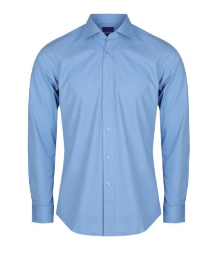 Picture of Gloweave Mens Nicholson Premium Poplin Long Sleeve Shirt