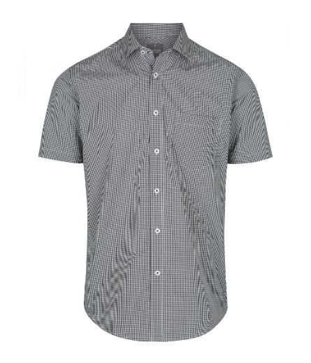 Picture of Gloweave Mens Westgarth Gingham Check Shirt Short Sleeve