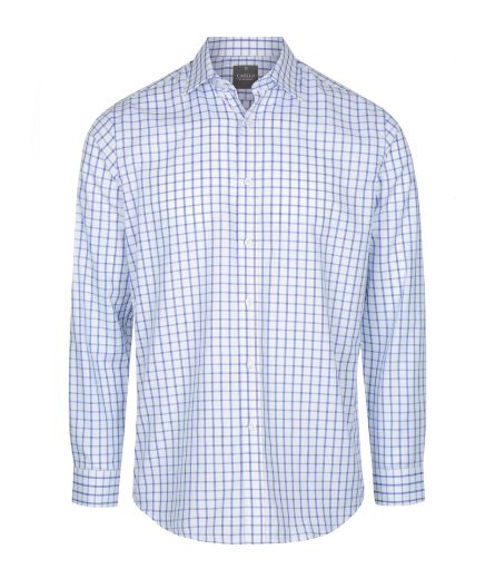 Picture of Gloweave Mens Bourke Window Pane Check Long Sleeve Shirt