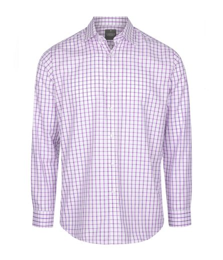 Picture of Gloweave Mens Bourke Window Pane Check Long Sleeve Shirt