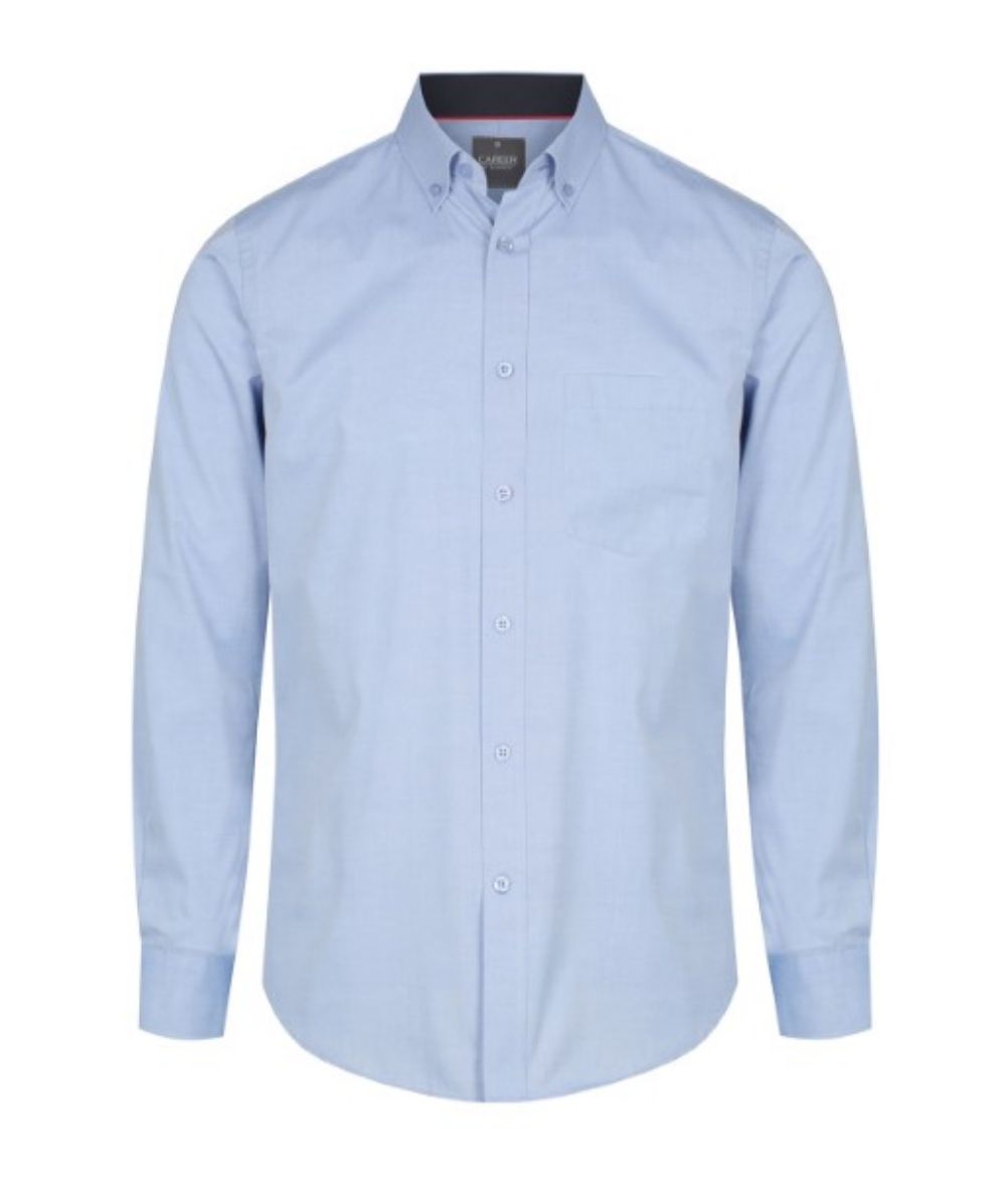 Picture of Gloweave Mens Bradford Fine Oxford Long Sleeve Shirt