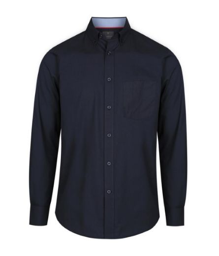 Picture of Gloweave Mens Bradford Fine Oxford Long Sleeve Shirt