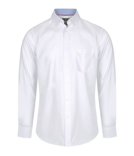 Picture of Gloweave Mens Bradford Fine Oxford Long Sleeve Shirt