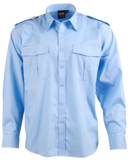 Picture of Winning Spirit Epaulette Long Sleeve Shirt- Unisex
