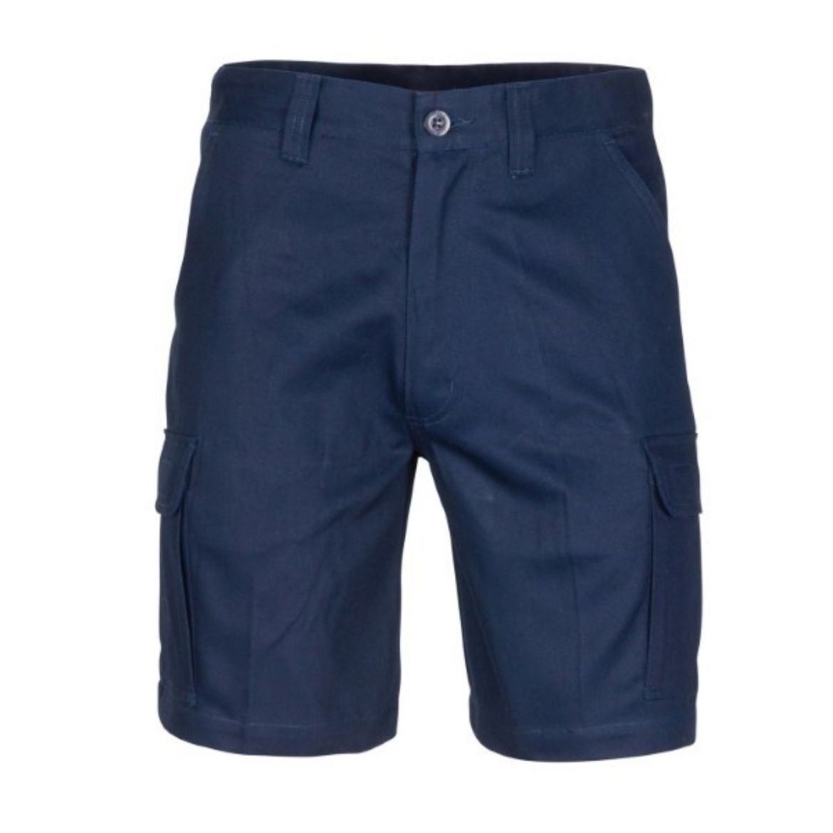 Picture of DNC Middle Weight Double Angled Cotton Drill Cargo Shorts Navy