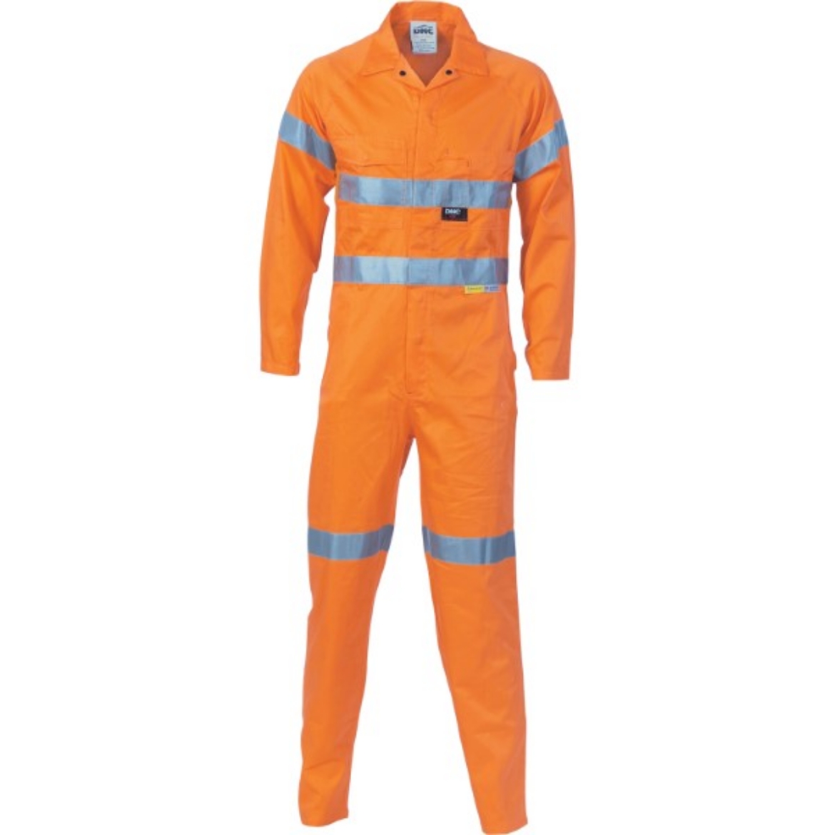 Picture of DNC Lightweight Cool-Breeze Coverall RT1 Reflective Tape Orange
