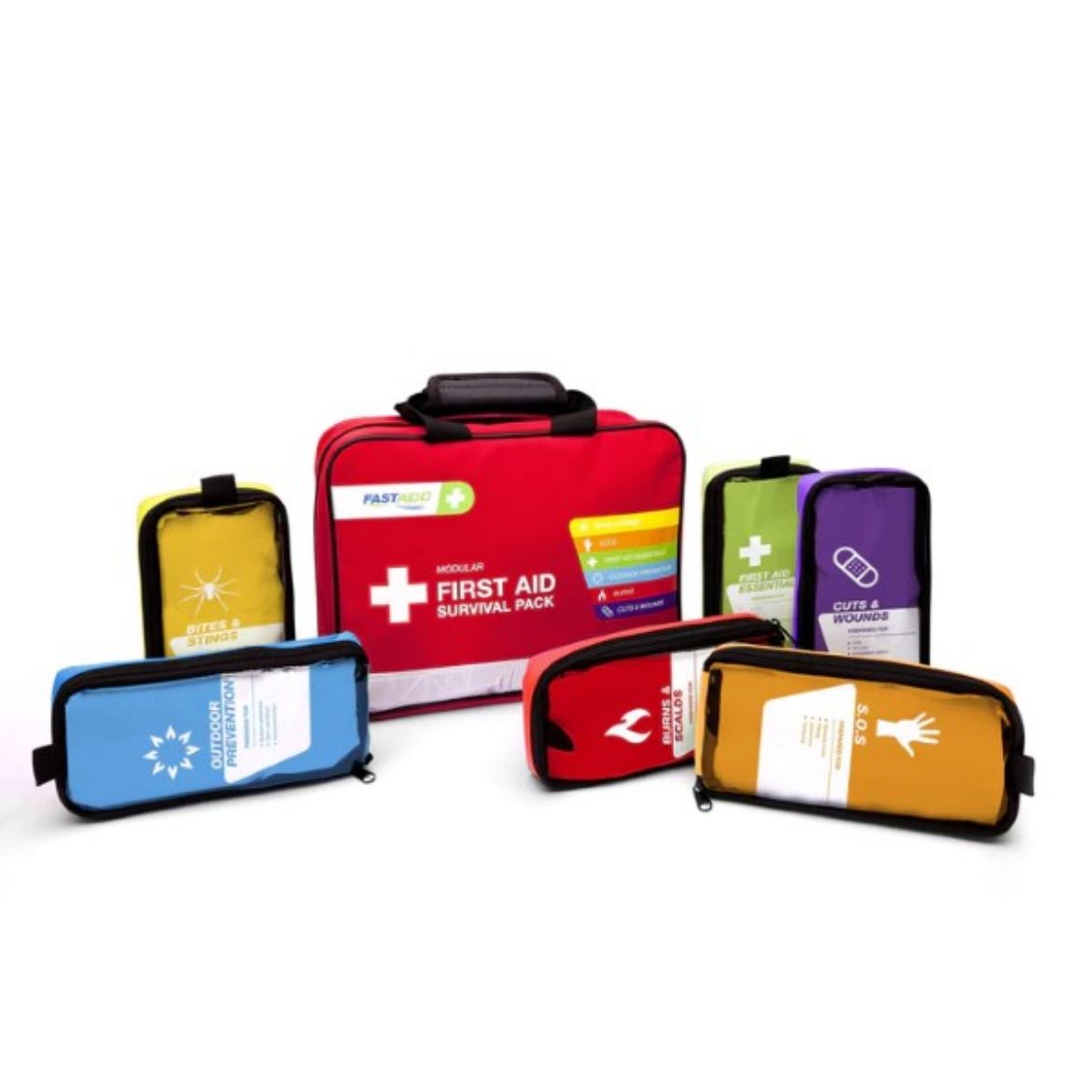 Picture of Fast Aid First Aid Modular Survival Pack, Soft Case with Internal Modules