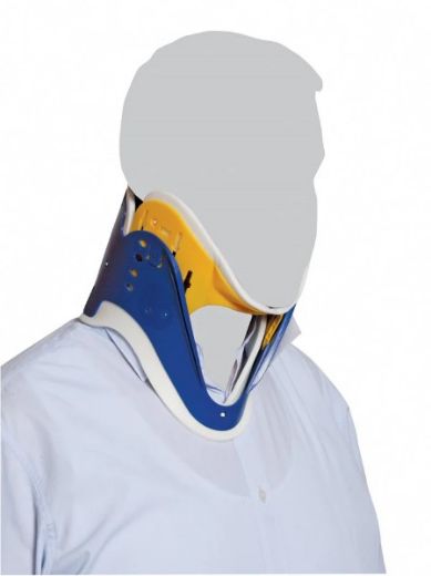 Picture of Trek Ezynekpro Cervical Collar, Plastic & Foam Construction, Lockable Adjustment Tracks For Symmetrical Height Adjustment