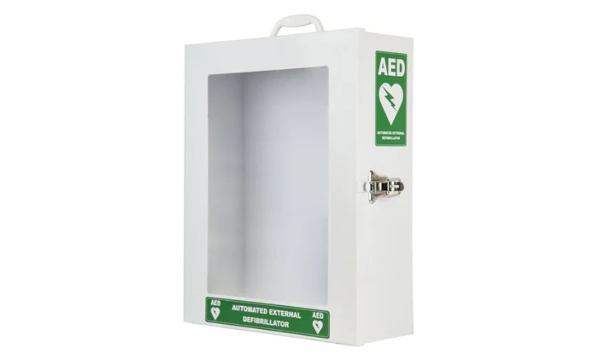 Picture of Steel Wall Defib Cabinet, Australian Resus Council Approved, 510mm (H) x 370mm (W) x 145mm (D)