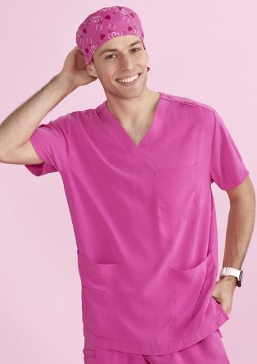 Picture of Bizcare Unisex National Breast Cancer Foundation Scrub Cap