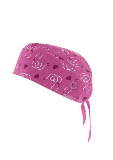 Picture of Bizcare Unisex National Breast Cancer Foundation Scrub Cap