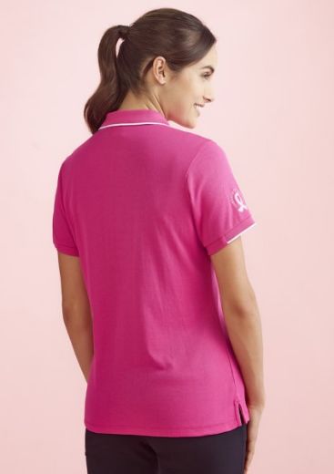 Picture of Bizcare Ladies Pink Short Sleeve Polo