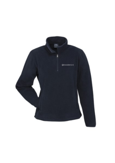 Picture of Biz Collection Ladies Trinity 1/2 Zip pullover 100% polyester lightweight micro fleece