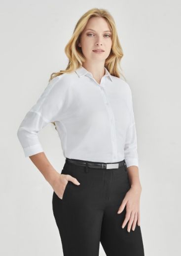 Picture of Biz Corporates Ladies Dahlia 3/4 Sleeve Blouse