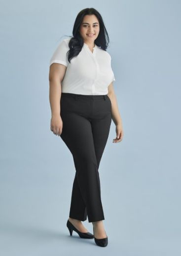 Picture of Biz Corporates Ladies Cool Stretch Tapered Leg Adjustable Waist Pant