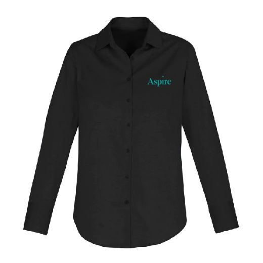 Picture of Biz Collection Ladies Camden Shirt Long Sleeve Easy Care Stretch Oxford