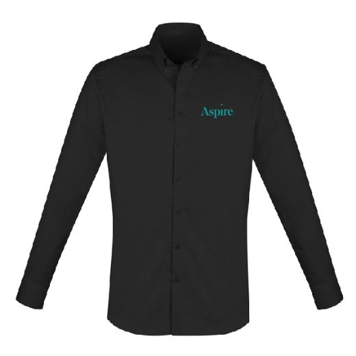 Picture of Biz Collection Mens Camden Shirt Long Sleeve Easy Care Stretch Oxford