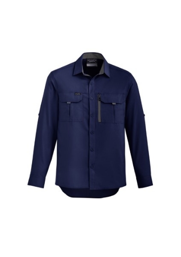 Picture of Syzmik Mens Outdoor Shirt Polyester Ripstop Long Sleeve
