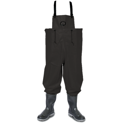 Picture of Waders Size Extra Large with Blundstone 024 Steel Cap Gumboot