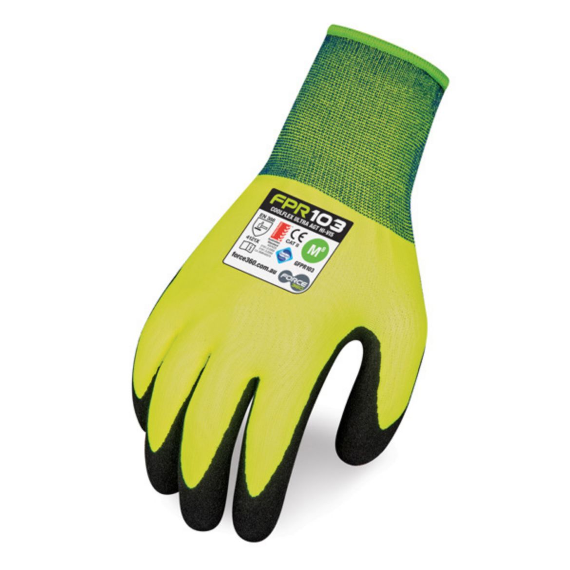 Picture of Force360 Coolflex AGT Ultra Hi Vis Nitrile Glove