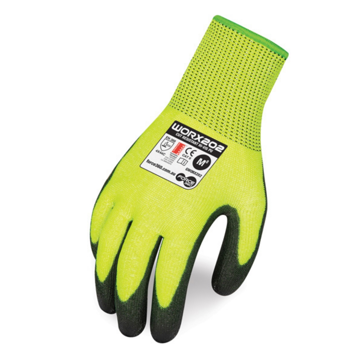 Picture of Force360 Worx Cut 5 PU Hi Vis Glove