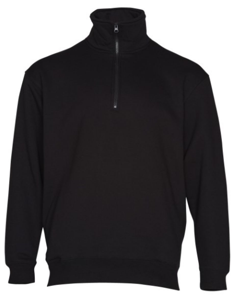 Picture of Winning Spirit Adults American Style 1/2 Zip Fleecy Sweat Top