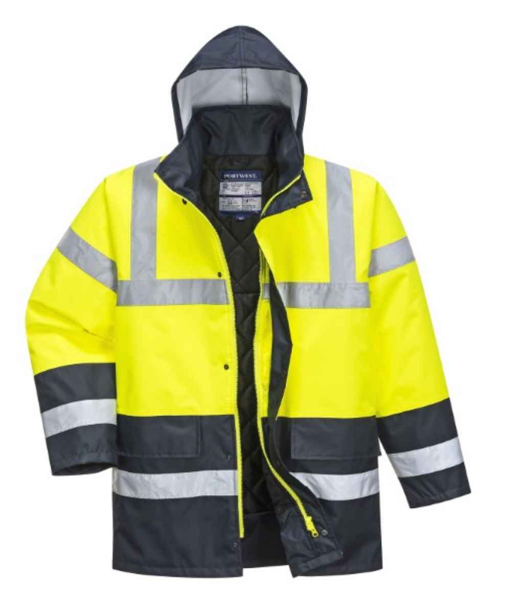 Picture of Prime Mover Hi Vis Traffic Jacket with Reflective Tape