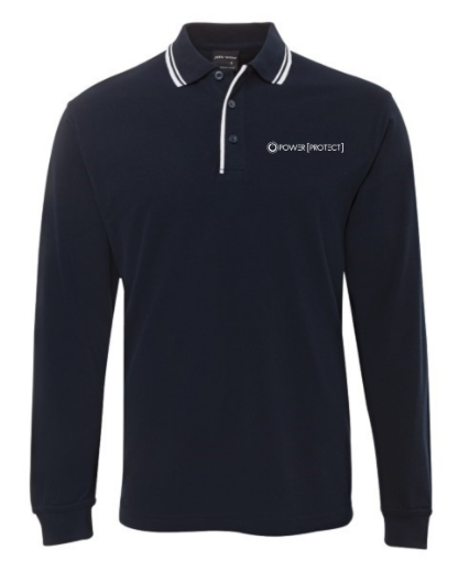 Picture of JB's Polo Shirt Contrast Long Sleeve 65% Polyester 35% Cotton