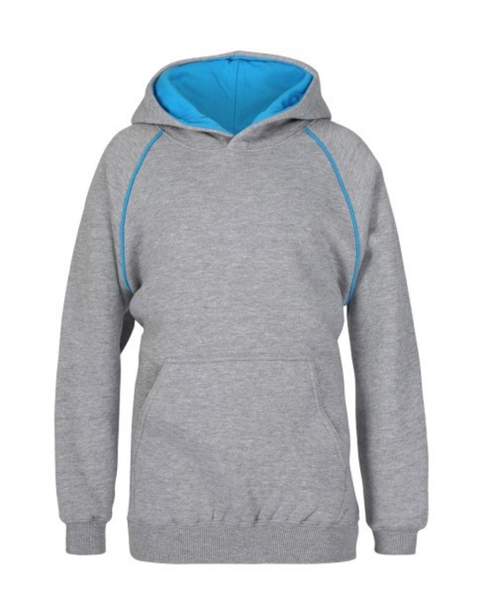 Picture of JB's Adults Contrast Fleecy Hoodie Cotton/Polyester Fleece